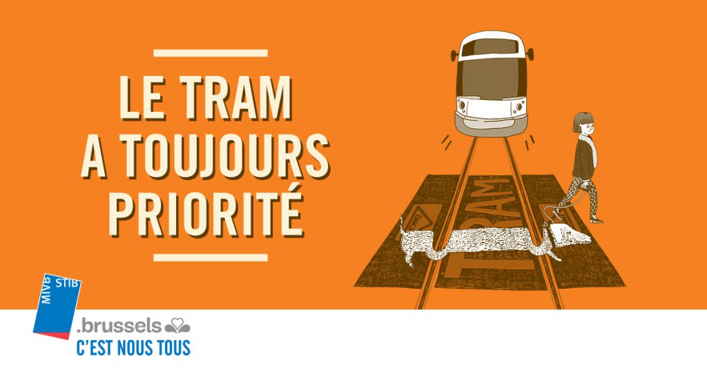 Le tram a toujours priorité