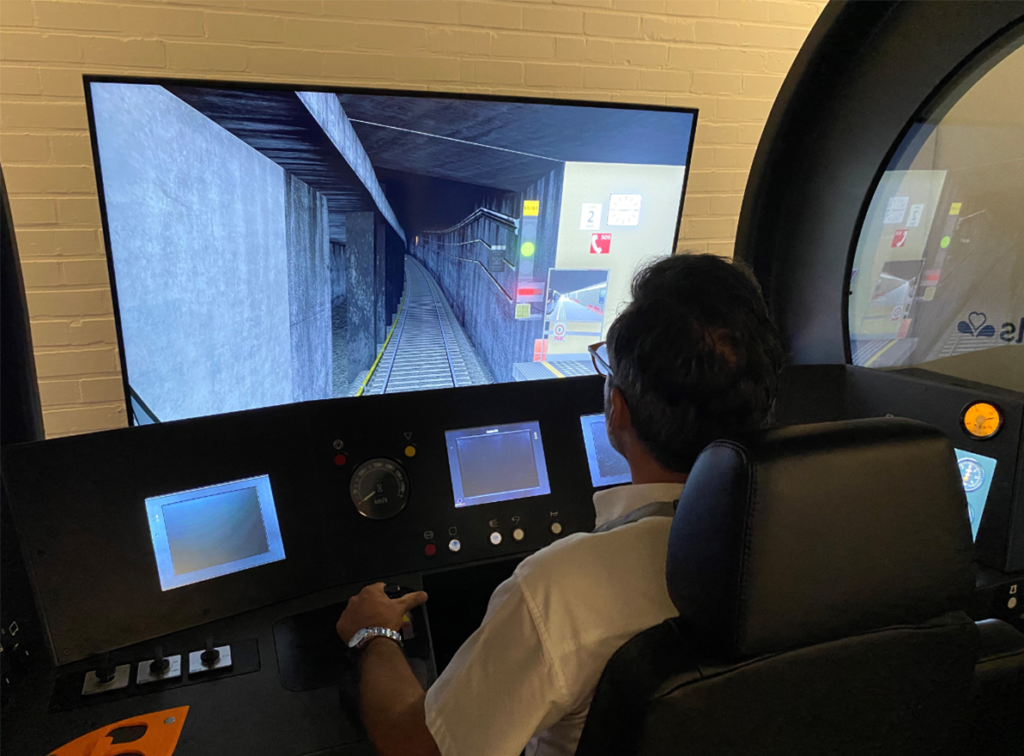 simulateur métro M7 stib