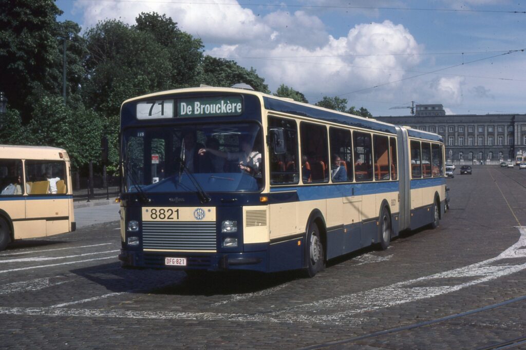 buslijn 71 mivb vintage 1985