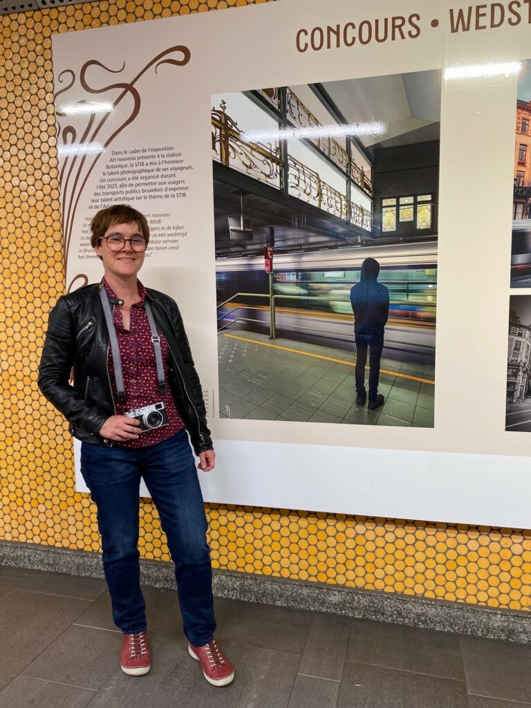 helene cook fotografe stib Brussel metro